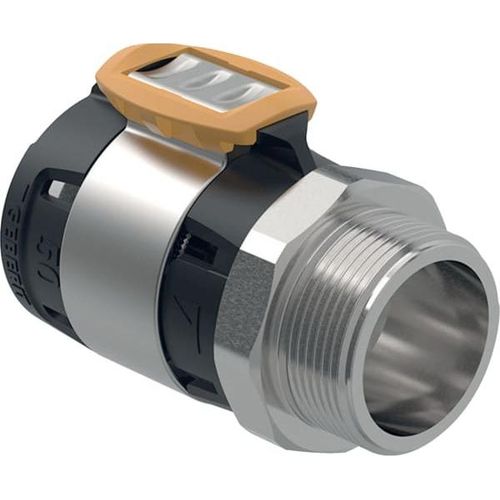 Geberit FlowFit Übergang mit Aussengewinde Edelstahl d50-R1 1/2