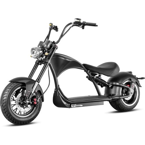 Elektroroller Chopper X9, mit Straßenzulassung, E-Scooter, E-Roller, 45 km/h, 3000 Watt, 20Ah, 50km Reichweiter, Roller