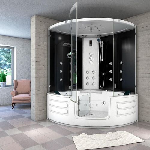 Dampfdusche Whirlpool Dusche Duschkabine K70-SW-TH 150x150cm