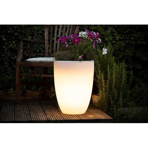 Beleuchteter Pflanztopf Shining Curvy Pot S (Solar)