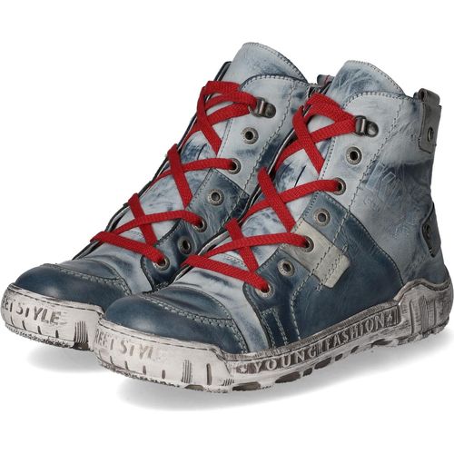 Stiefeletten, 11-Deutsch:37, Color:blau-kombi