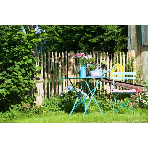 Französischer Premium Staketenzaun Kastanie - Länge 5 Meter, Höhe 150 cm, Lattenabstand 4-5 cm