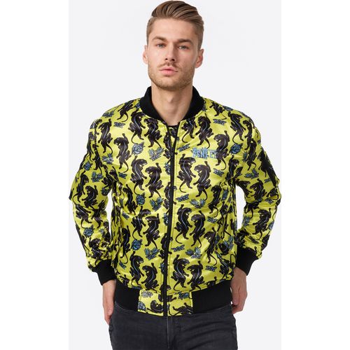 Herren Jacke PANTHER BOMBER Yellow/Black/Blue XXXL BENLEE