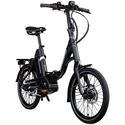 Zündapp X20 E Bike Klapprad Pedelec für Damen und Herren 150 - 190 cm Bosch schwarz/rot