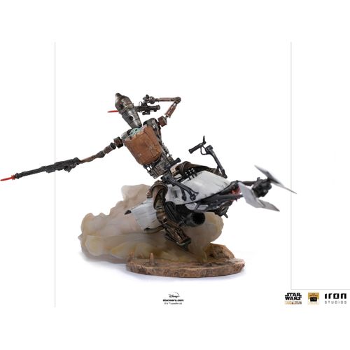 Star Wars The Mandalorian Deluxe Art Scale Statue 1/10 IG-11 & The Child 20 cm