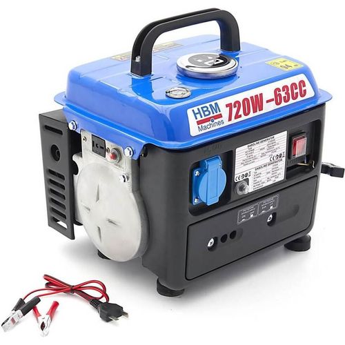 Benzin Generator 720W 230V 2PS 4,5LBenzintank Strom Stromgenerator Stromerzeuger
