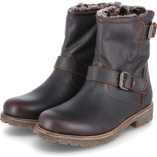 Panama Jack Herren Biker Boots Winterstiefeletten FAUST C4 Braun Leder wasserfest Größe: 47