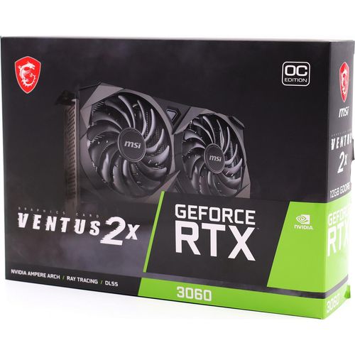 MSI GeForce RTX 3060 VENTUS 2X 12G OC NVIDIA 12 GB GDDR6