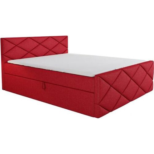Boxspringbett LUXA 180x200 mit 2 Bettkästen, Bonell-Matratze und Topper. Möbel vom Hersteller- Handarbeit!Bett Komplett-Set mit Matratze,Bettkasten & Kopfteil. Stoff SAVANA. Elegantes Bett mit massives Kopfteil.