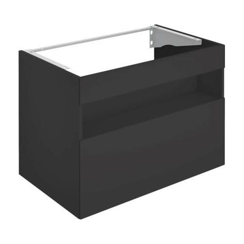 Waschtischunterschrank KEUCO Stageline mit LED-Beleuchtung BxHxT 80 x 62,5 cm x 49 cm Frontfarbe vulkanit matt 32862970100