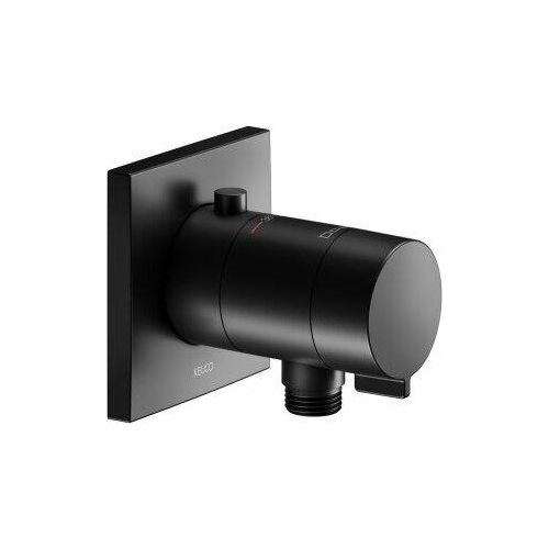 Keuco IXMO - Unterputz-Thermostatarmatur, mit Schlauchanschluss, schwarz matt 59554370002