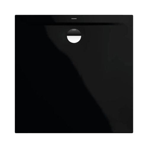 Duschwanne KALDEWEI SUPERPLAN ZERO 1524-5 90 x 90 x 3.7 cm schwarz glänzend mit Wannenträger 352447980701