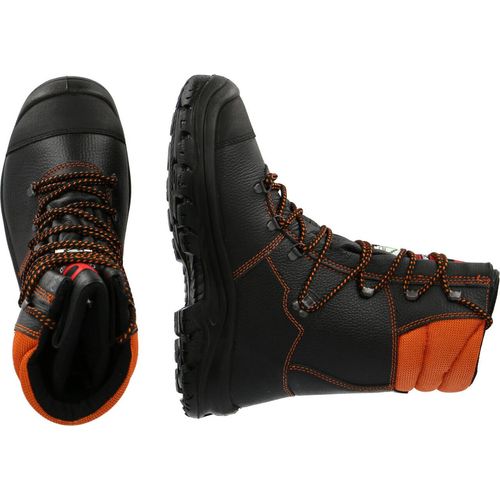 Arbeitsschuhe Forstarbeiter Schnürstiefel Größe 46 Schnittschutzeinlage