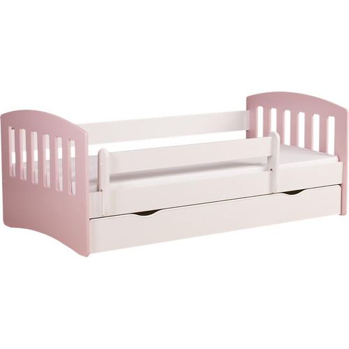 Bett classic 1 blau mit Schubladenmatratze 180/80