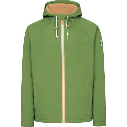 DERBE HAMBURG M-02-SO-ISLEBY Herren Softshelljacke, Größe:M, Farbe:Cactus/Doe