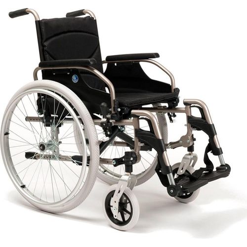 Rollstuhl FabaCare V300, Leichtgewichtrollstuhl Sitztiefe bis 52 cm, Faltrollstuhl, viele Einstellungen, faltbar, Transportrollstuhl, Sitzbreite 50 cm