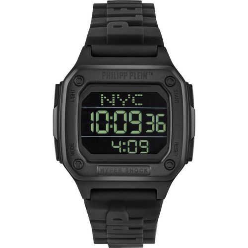 Philipp Plein PWHAA0221 Digitaluhr Hyper $hock Schwarz