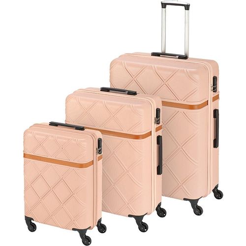 Princess Traveller Whistler - Kofferset - Rosa - SML