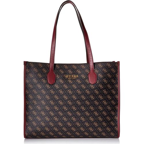 GUESS Damen Shopper Silvana Brown/Merlot