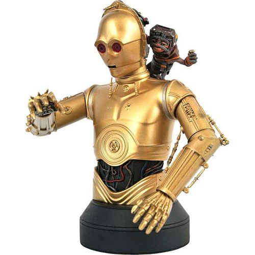 Gentle Giant Busto C-3po Und Babu Frik Episode Ix Golden Golden One Size
