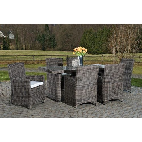 Sitzgruppe HLO-CP26 Creme grau-meliert