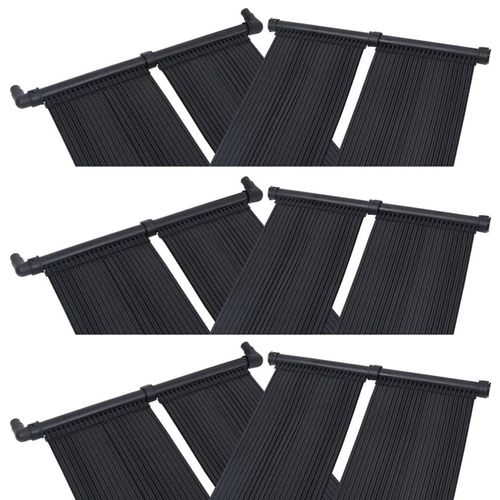 Prolenta Premium - Solar-Panel für Poolheizung 6 Stk. 80x310 cm