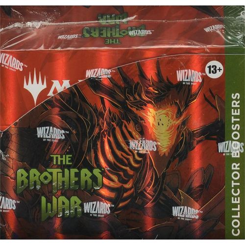 Wizards Of The Coast Magic The Gathering The Brothers War Collectors Booster Box Sammelkarten Rot English Rot English