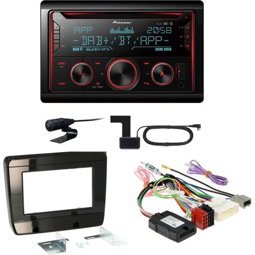 Pioneer FH-S820DAB USB Digitalradio MP3 Einbauset für Isuzu D-Max 3 ab 2020
