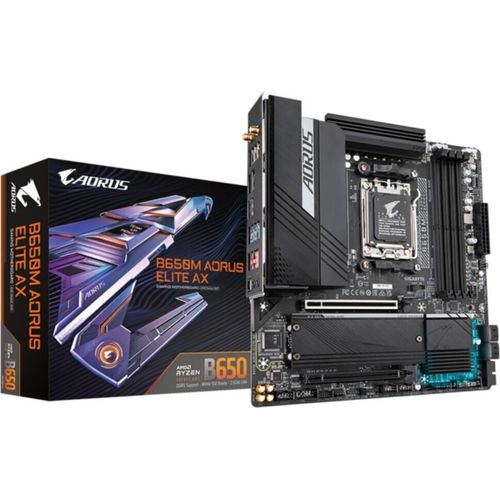 Gigabyte B650M AORUS ELITE AX Motherboard AMD B650 Buchse AM5 micro ATX (B650M AORUS ELITE AX)