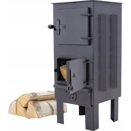 Ofen Holzofen Stahlofen 41x33x68cm Freistehender Kaminofen 27KG