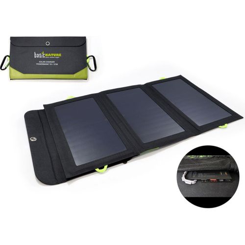 BasicNature Powerbank Solar Ladegerät 5V / 21W