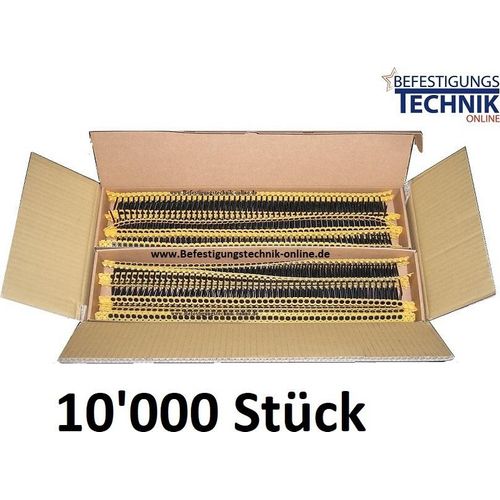 3,5x45 mm Feingewinde magazinierte Schnellbauschrauben Gipskartonschrauben gegurtet 10M HP
