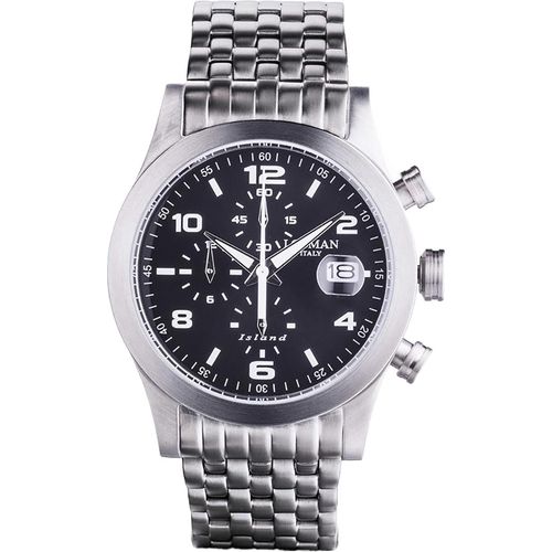 Chronograph Locman Versilbert/Stahl Kollektion Island - mann