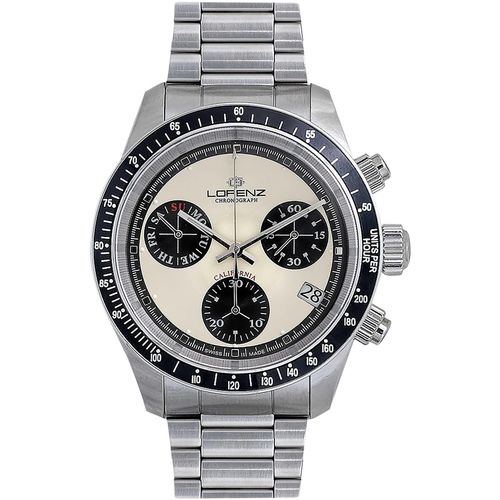 Chronograph Lorenz Silbrig/Stahl Kollektion California - mann