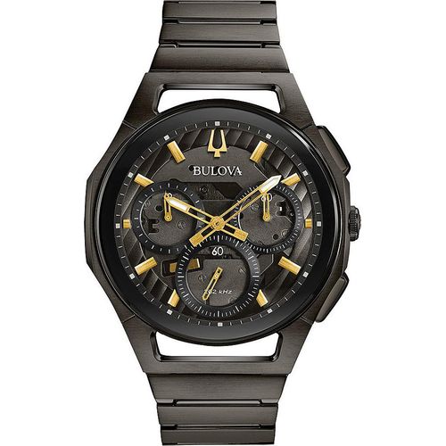 Chronograph Bulova Schwarz Kollektion Progressive Curv - mann