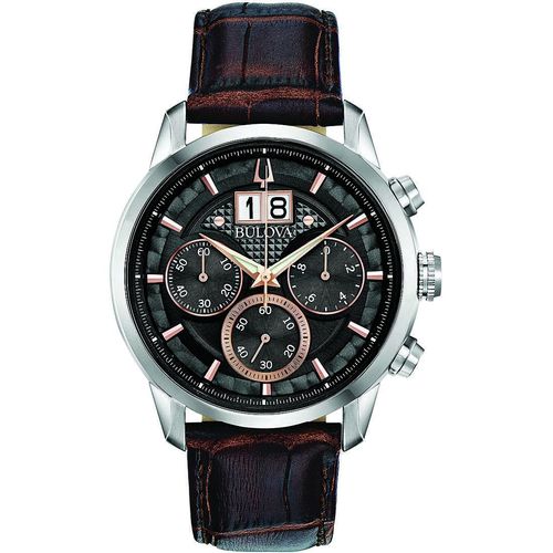 Multifunktions Bulova Braun Kollektion Sutton - mann