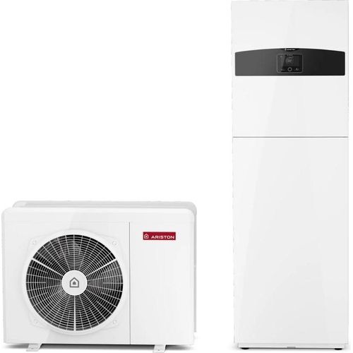 Vernetzte kompakte Luft/Wasser-Wärmepumpe Nimbus Compact M mit elektrischem Zusatzgerät Ariston 8 kW, dreiphasig