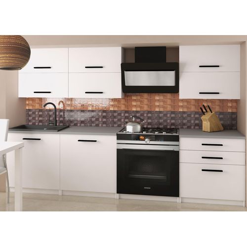 Küchenschrank Set Möbelsets Unterschränke Hochschrank Hängeglasschrank Komplettküche Primera 2 | Küchen Möbel | Weiß