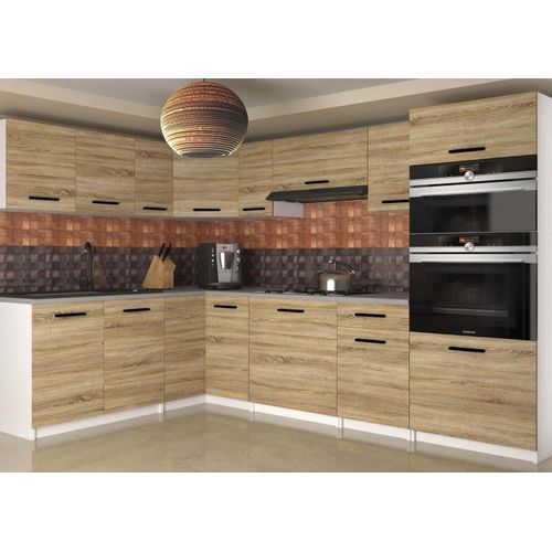 Küchenschrank Set Möbelsets Unterschränke Hochschrank Hängeglasschrank Komplettküche Uniqagrande | Küchen Möbel | Sonoma