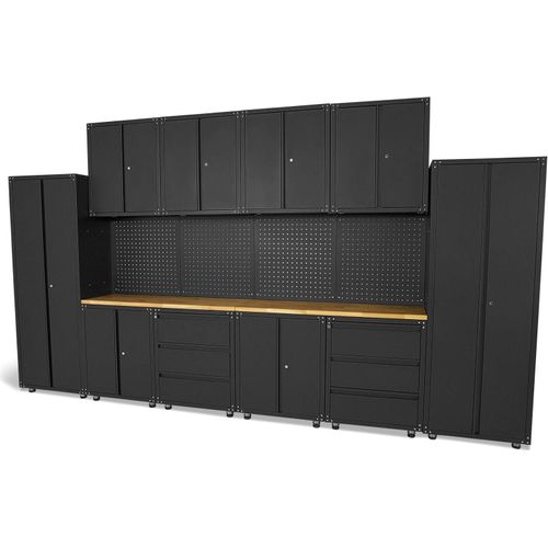 Modulares Premium Arbeitsplatzsystem 16 teilig - Werkstattausrüstung- Werkbänke