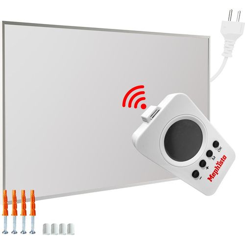 Infrarot Heizung Wand- Standheizung energiesparend Elektroheizung inkl. Fernbedienung und Thermostat WIFI APP Steuerung 1200W inkl. Wandmontage