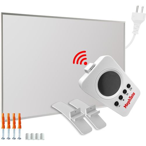 Infrarot Heizung Wand- Standheizung energiesparend Elektroheizung inkl. Fernbedienung und Thermostat WIFI APP Steuerung 600W inkl. Standfüße