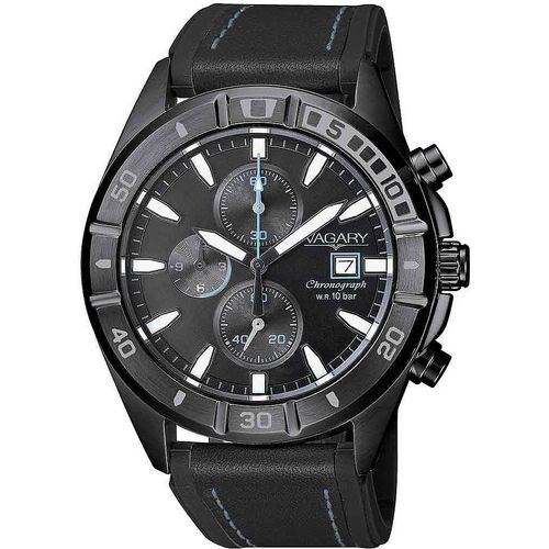 Chronograph Vagary By Citizen Schwarz Kollektion Aqua39 - mann