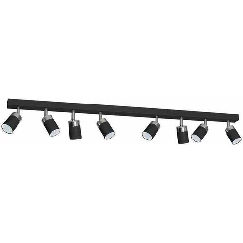 Deckenleuchte Joker Black/Chrome 8Xgu10 Deckenlampe Deckenspots