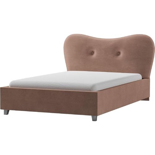 Casa Padrino Luxus Art Deco Kinderbett Rosa / Silber 168 x 216 x H. 100 cm - Massivholz Bett mit Kopfteil - Kinderzimmer Möbel - Kinder Möbel - Art Deco Möbel - Luxus Möbel - Luxus Einrichtung