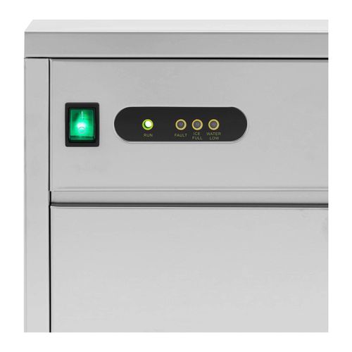 Gastro Eiswürfelmaschine Eiswürfelbereiter Icecubemaker 25kg/24h Edelstahl