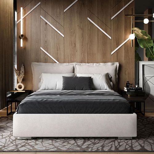 Polsterbett VILANO mit Behlter 180x200 cm Jasmine 21