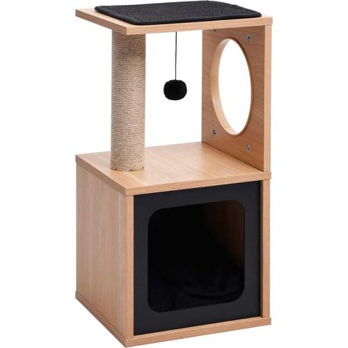 Prolenta Premium - Katzen-Kratzbaum mit Sisal-Kratzmatte 60 cm