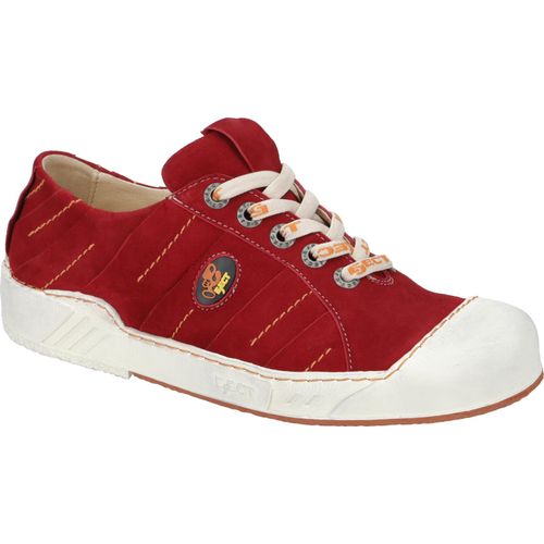 Eject PUZZLE Herrenschuhe - sportliche Halbschuhe - Schnürschuhe rot NEU