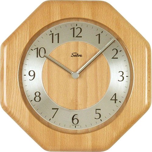 SELVA SELVA Funk-Wanduhr Buche Arrach